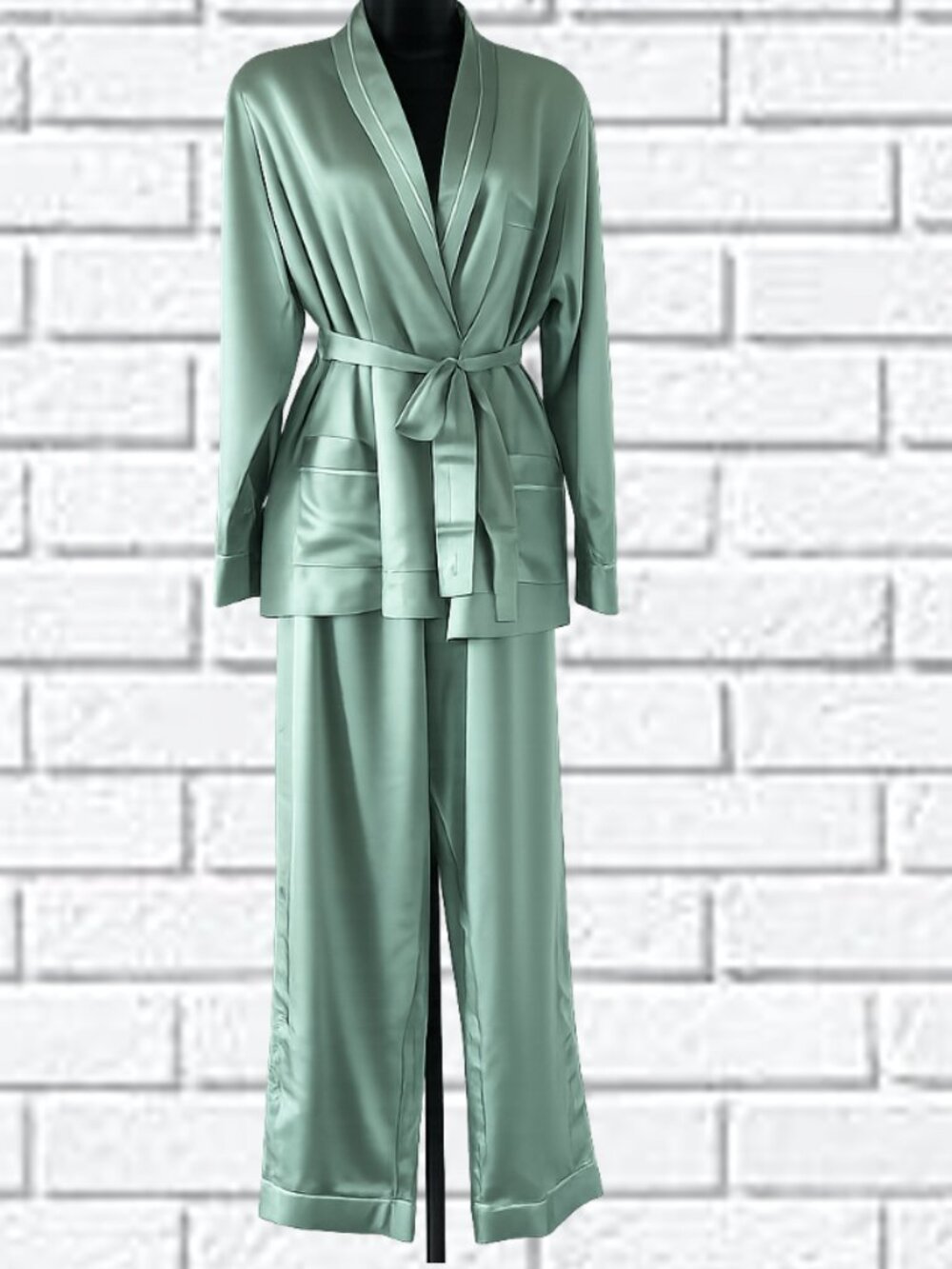 Silk Maison |  Kimono Silk Pajama Set